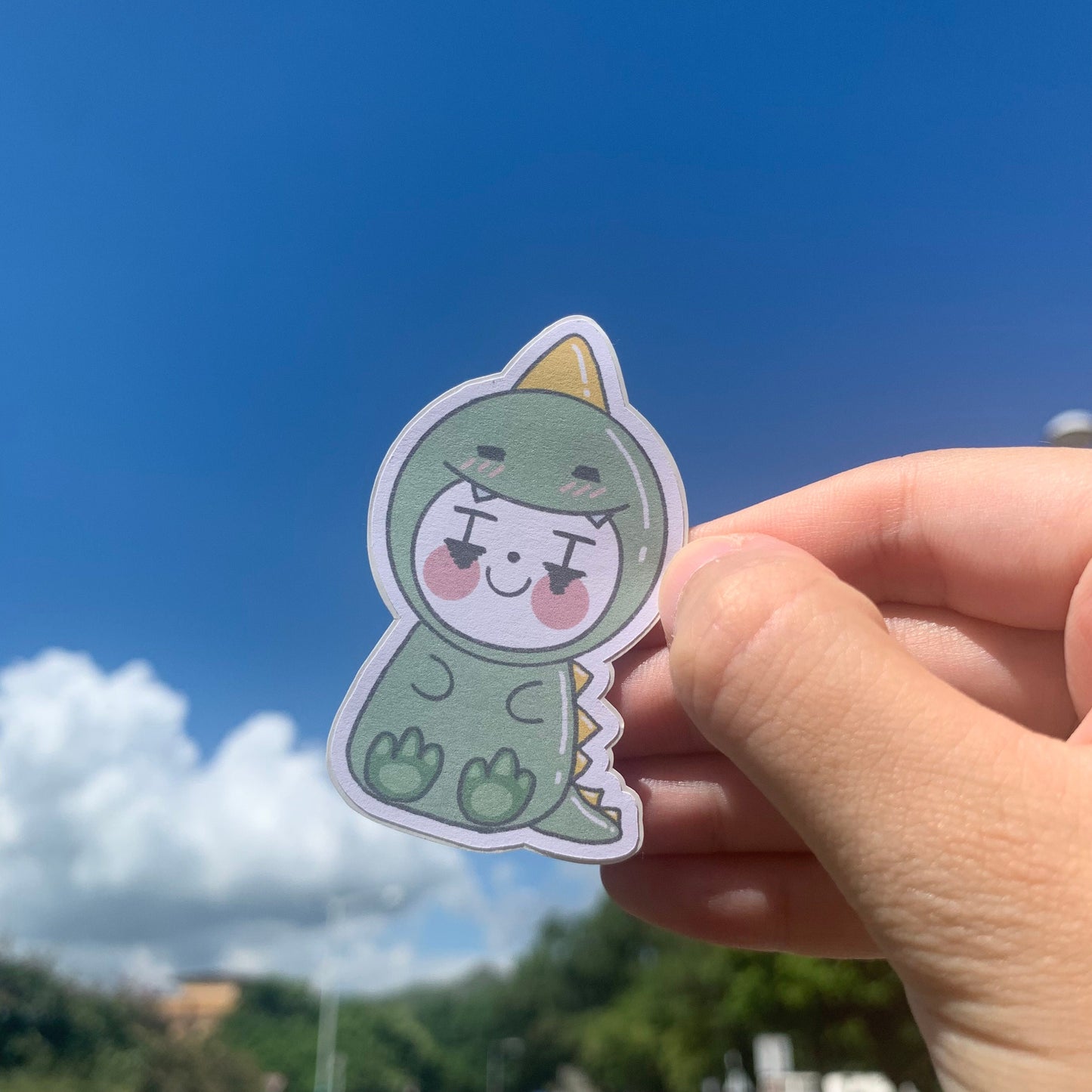 【DIE CUT | Matte sticker】- Dinosaur Bunnies