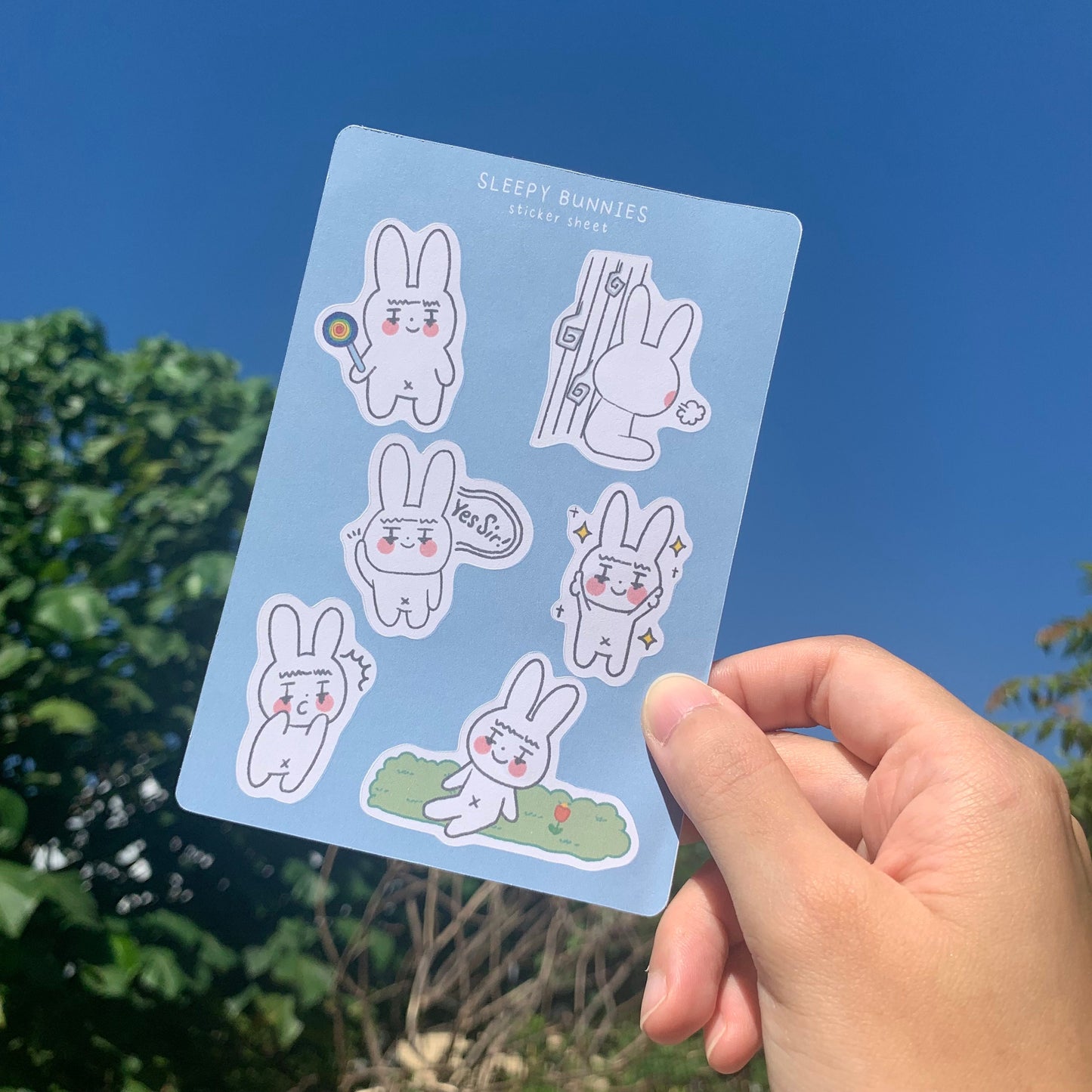 【MATTE | Sticker sheet】- Bunnies
