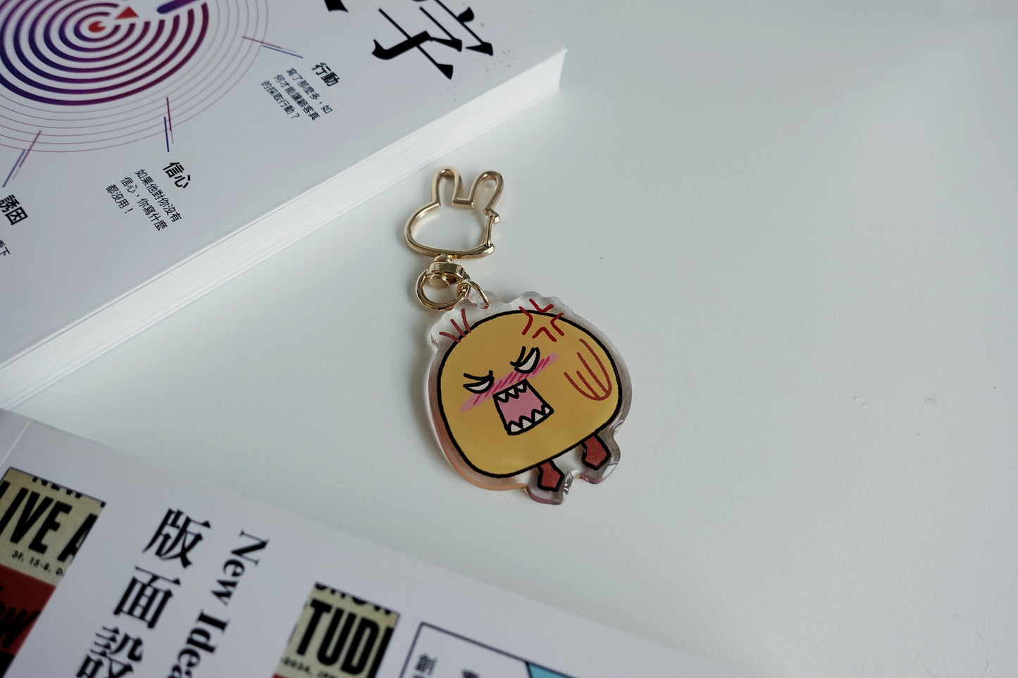 【Keychain鎖匙扣】 Chicduck is salty 怒羞成怨的春丁