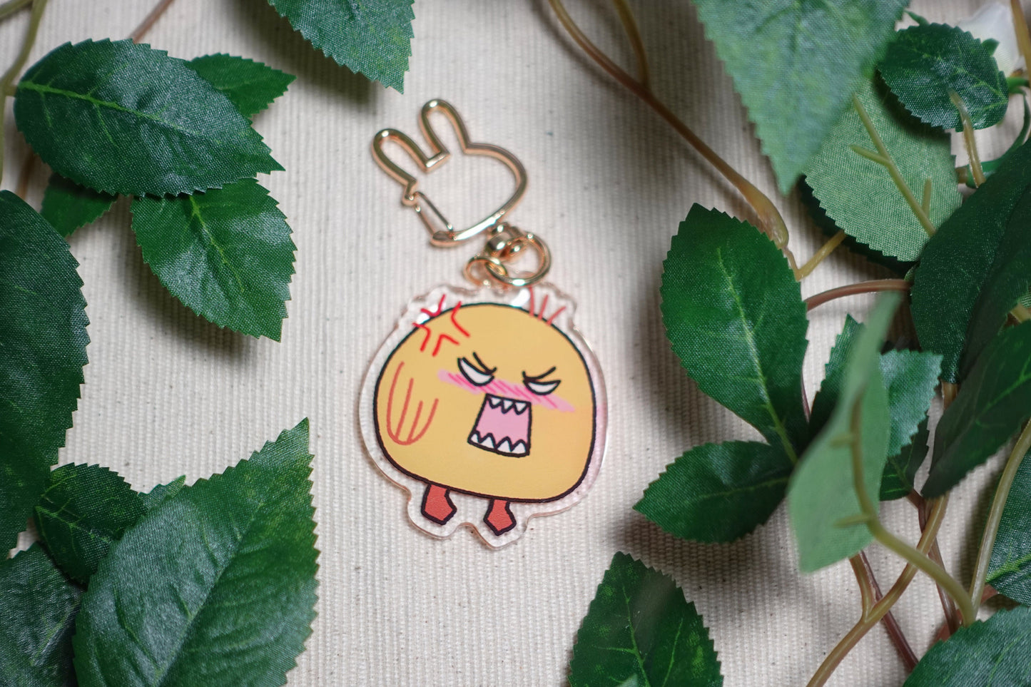 【Keychain鎖匙扣】 Chicduck is salty 怒羞成怨的春丁