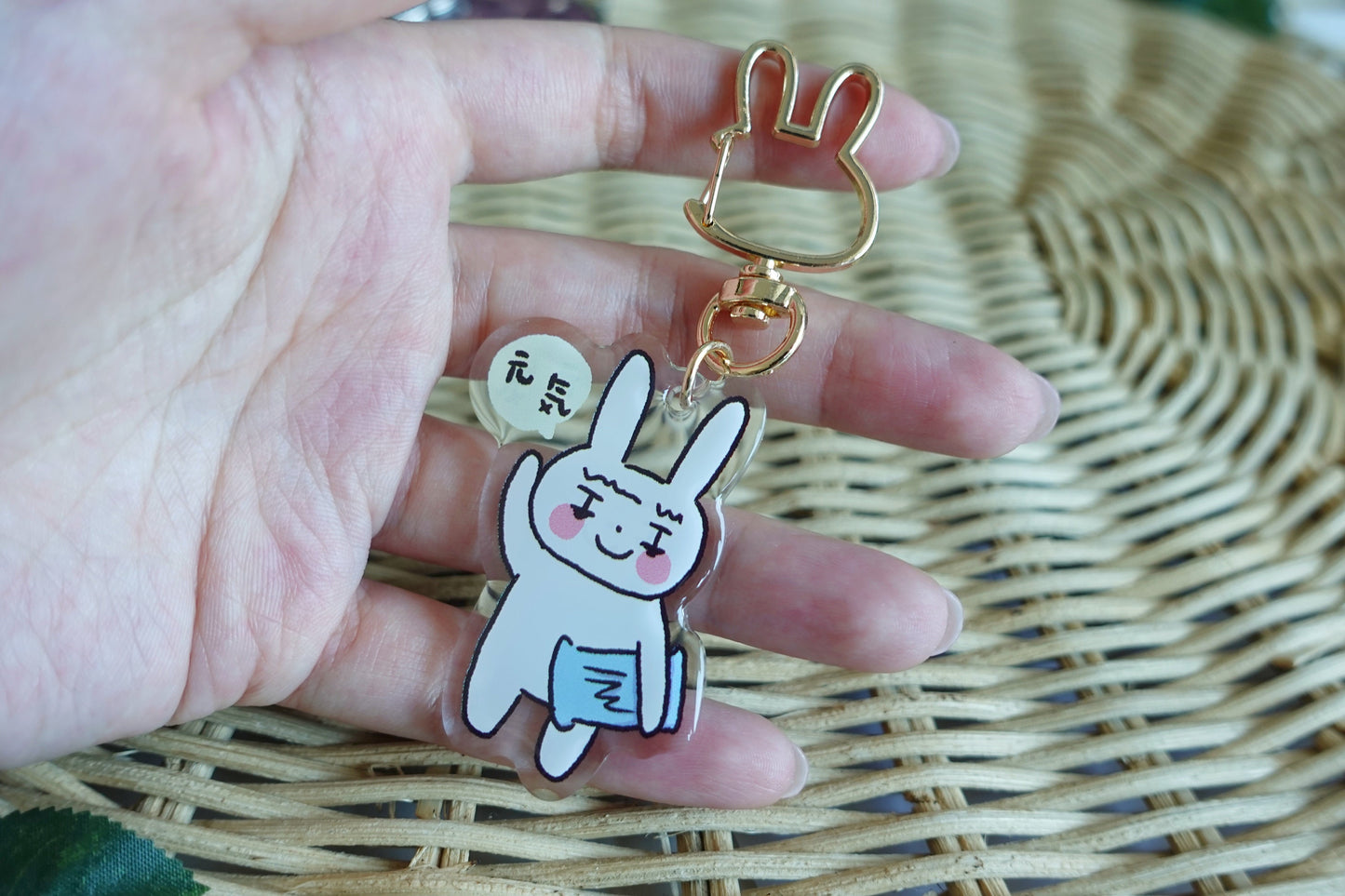 【Keychain鎖匙扣】 bunnies崩妮元気