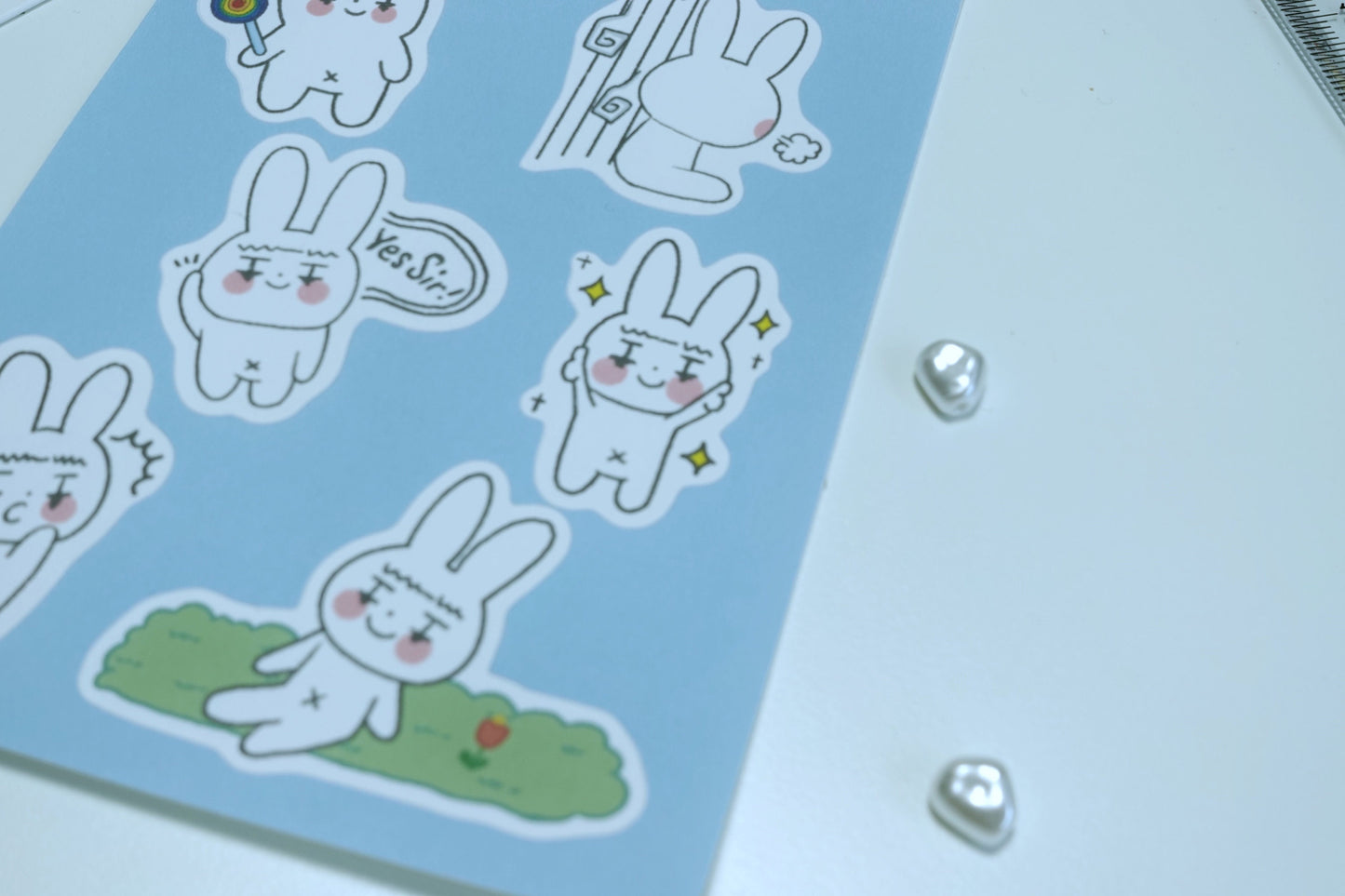 【MATTE | Sticker sheet】- Bunnies