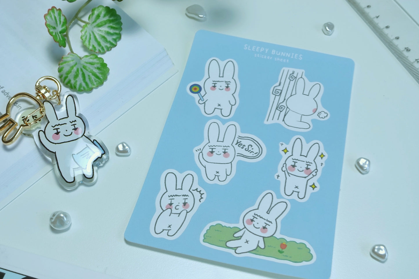 【MATTE | Sticker sheet】- Bunnies