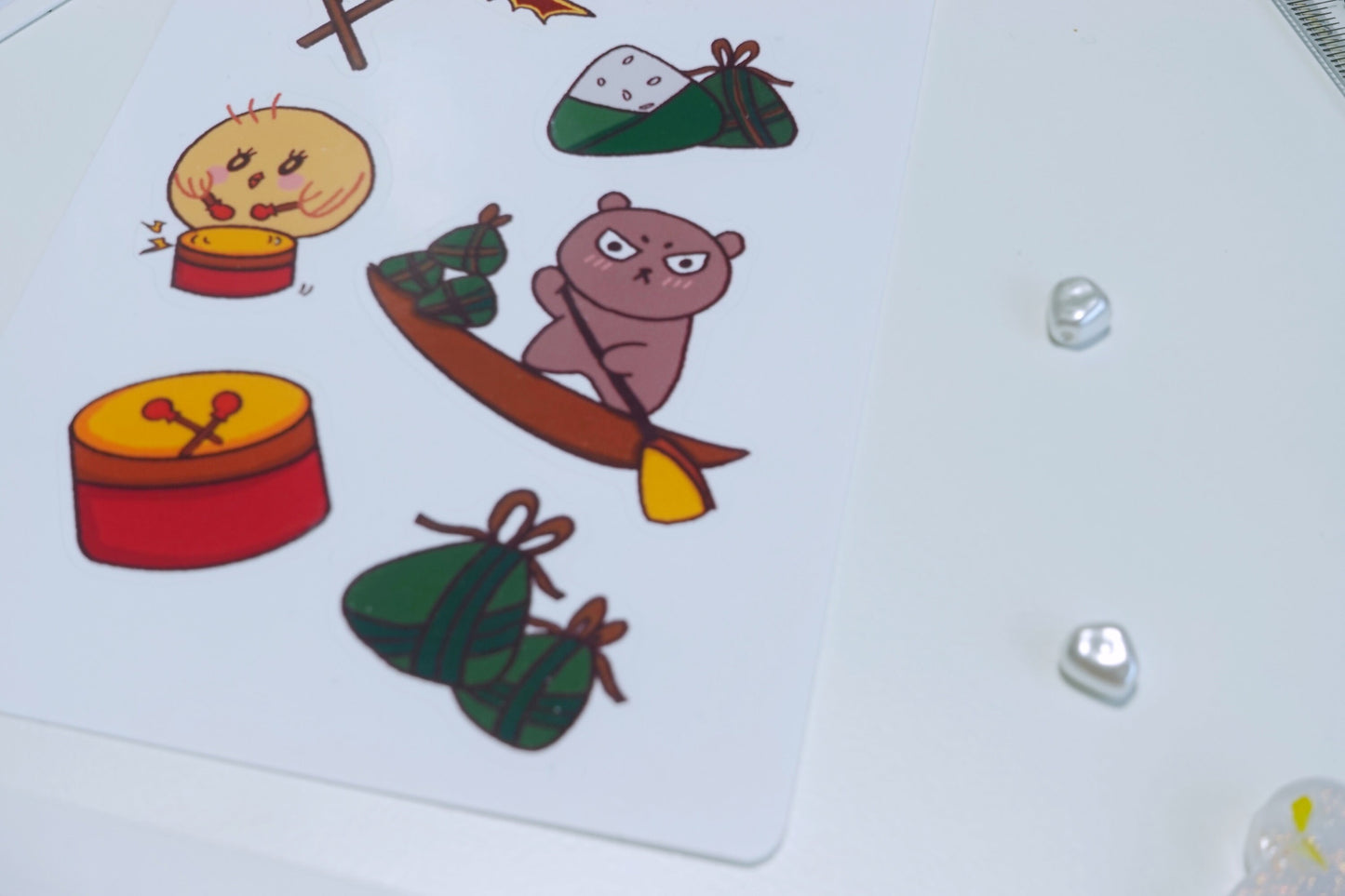 【GLOSSY | Sticker sheet】Dragon boat festival