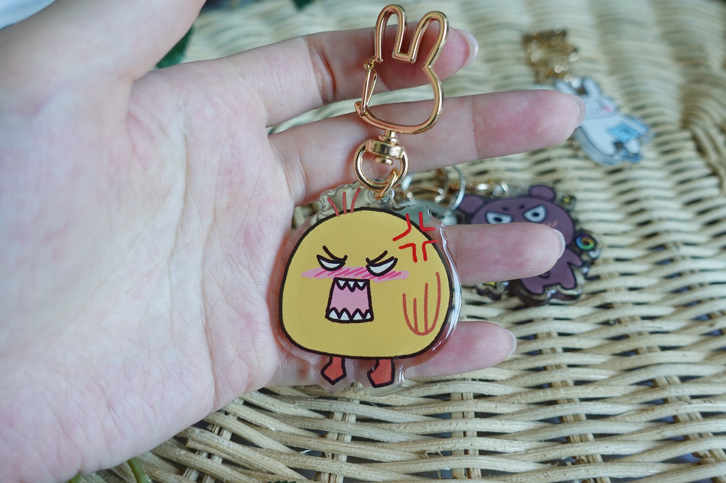 【Keychain鎖匙扣】 Chicduck is salty 怒羞成怨的春丁