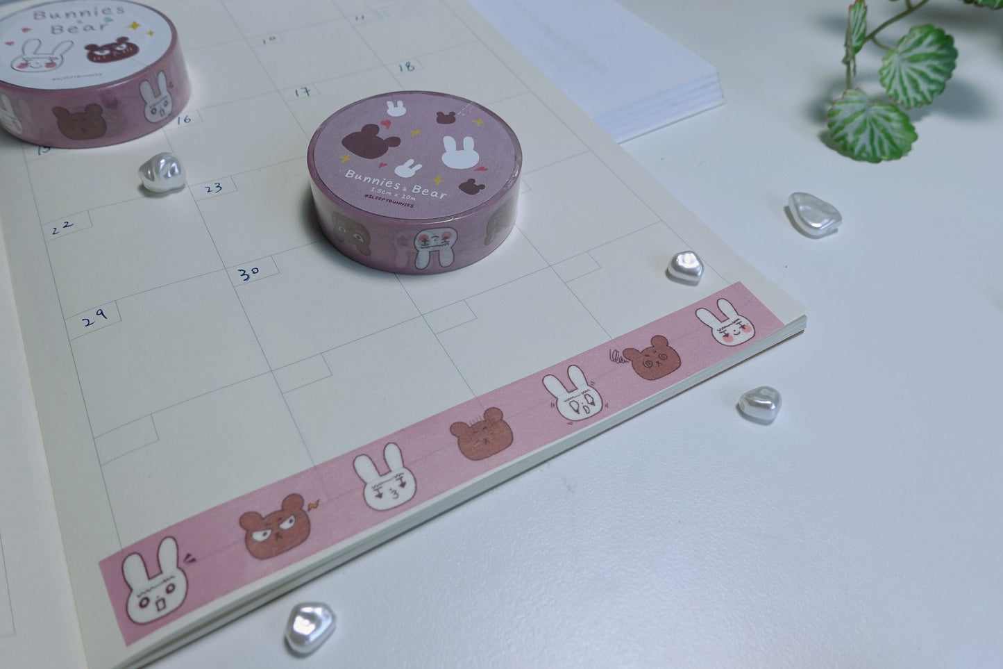 【Masking Tape紙膠帶】- Bunnies & Bear