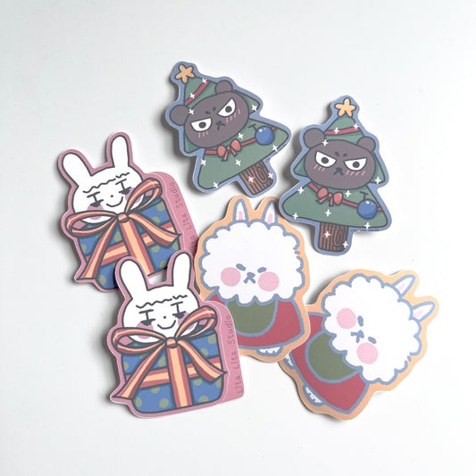 【DIE CUT | Matte sticker】 - Christmas