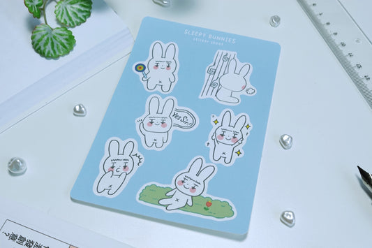 【MATTE | Sticker sheet】- Bunnies