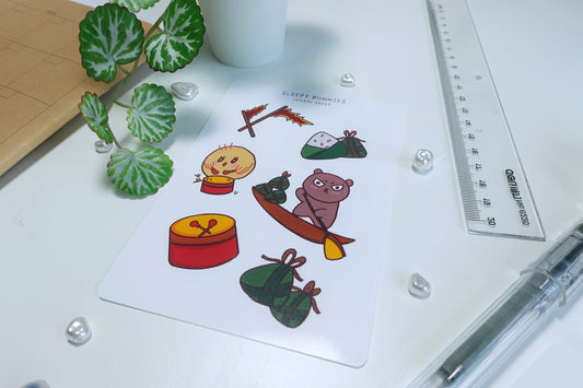 【GLOSSY | Sticker sheet】Dragon boat festival