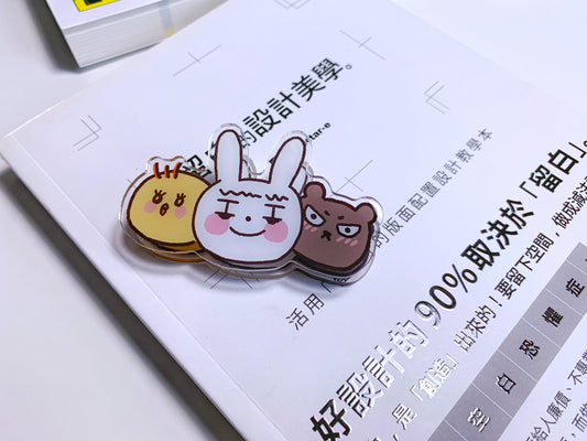 【Paper clip夾仔】 - 3 tiny animal