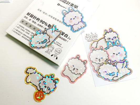 【DIE CUT | Holographic sticker】 - Siusiu小小